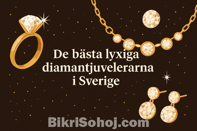 Bästa lyxiga diamantsmycken i Sverige bikrisohoj